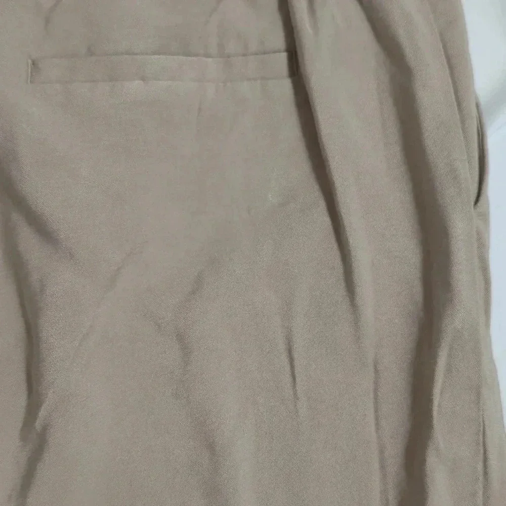 LOFT Petites Belted Gaucho Pants, Color Tan Size LP